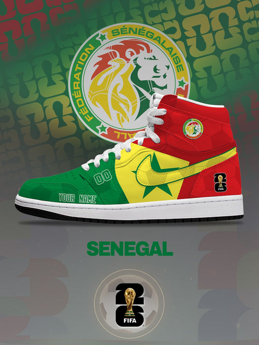 World Cup 2026 Senegal V.1 Custom High-Top Sneakers