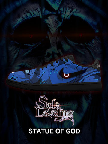 Statue of God V.1 Custom Low-Top Court Sneakers