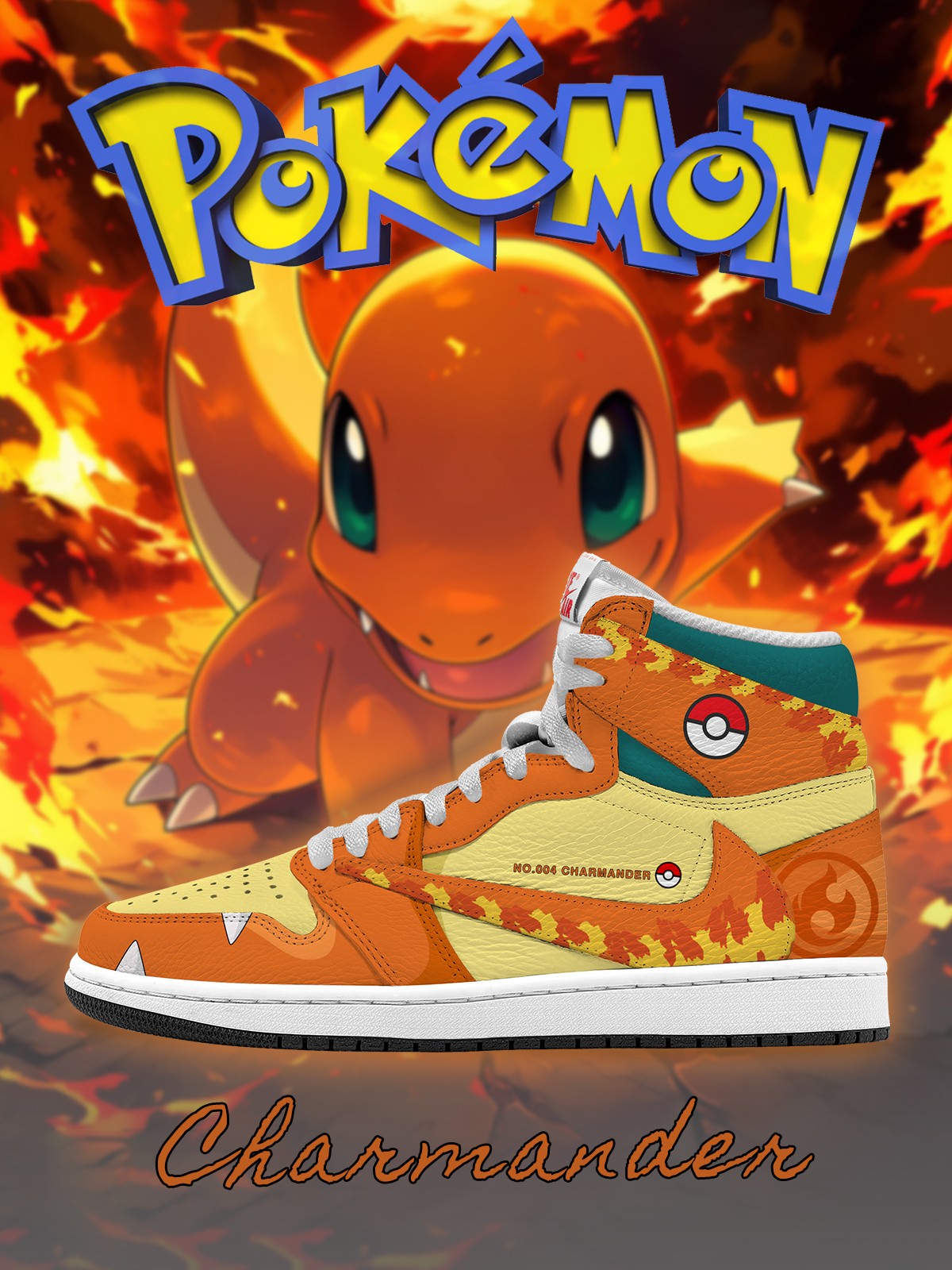 Charmander V.2 Custom TS High Sneakers