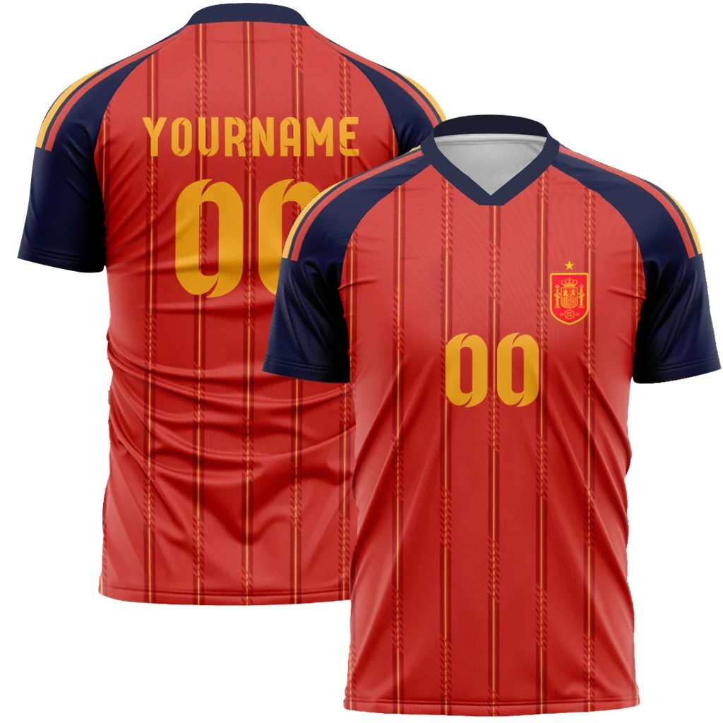 Custom Spain Style 2026 Soccer Jersey