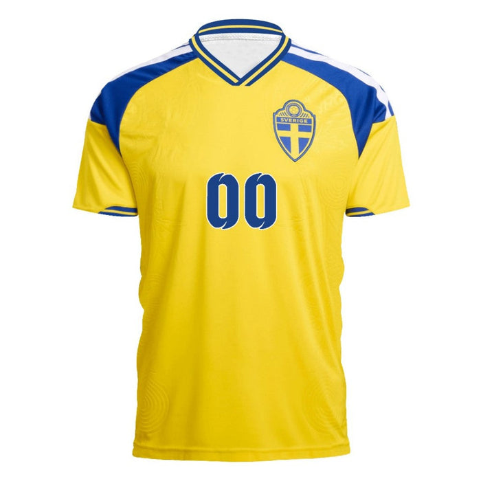 Custom Sweden Style 2026 Soccer Jersey
