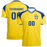 Custom Sweden Style 2026 Soccer Jersey