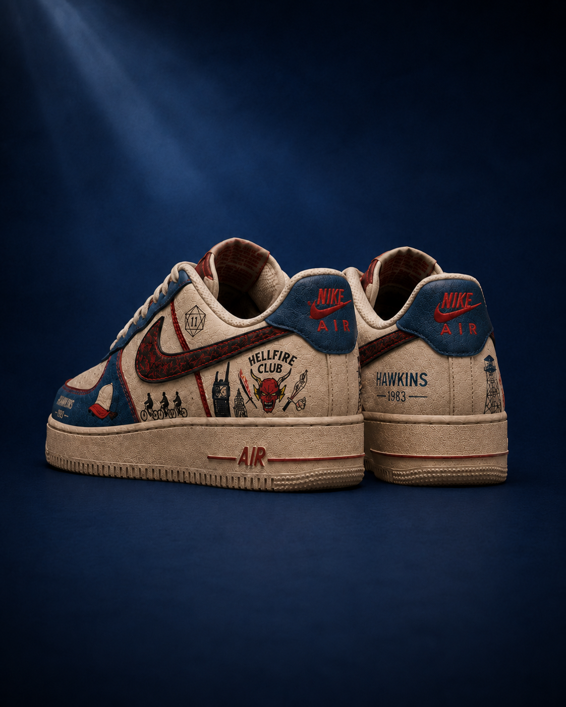 Dustin Henderson V.1 Custom Sneakers
