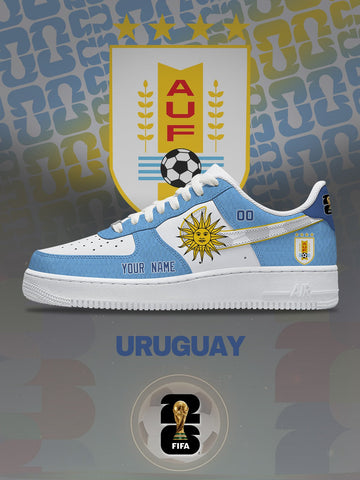 World Cup 2026 Uruguay V.1 Custom Air-Style Sneakers