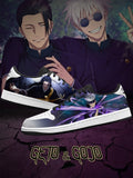 Gojo and Geto V.1 Custom Low-Top Court Sneakers