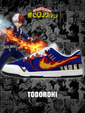 Shoto Todoroki V.2 Custom Court-Low Sneakers