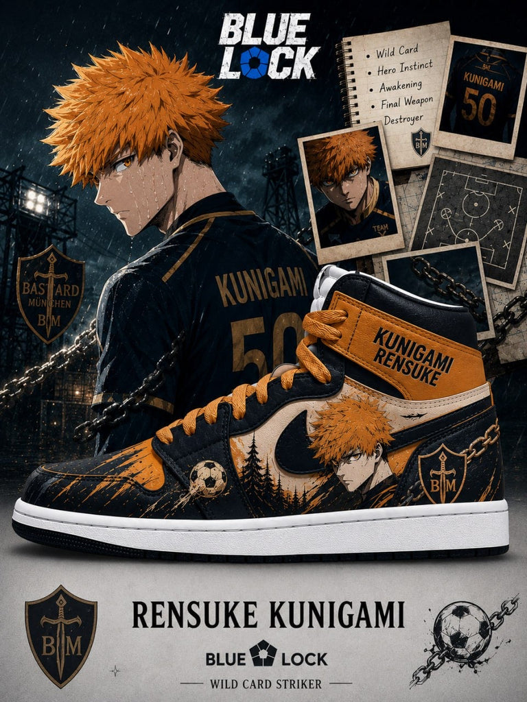 Rensuke Kunigami V.3 Custom High-Top Sneakers