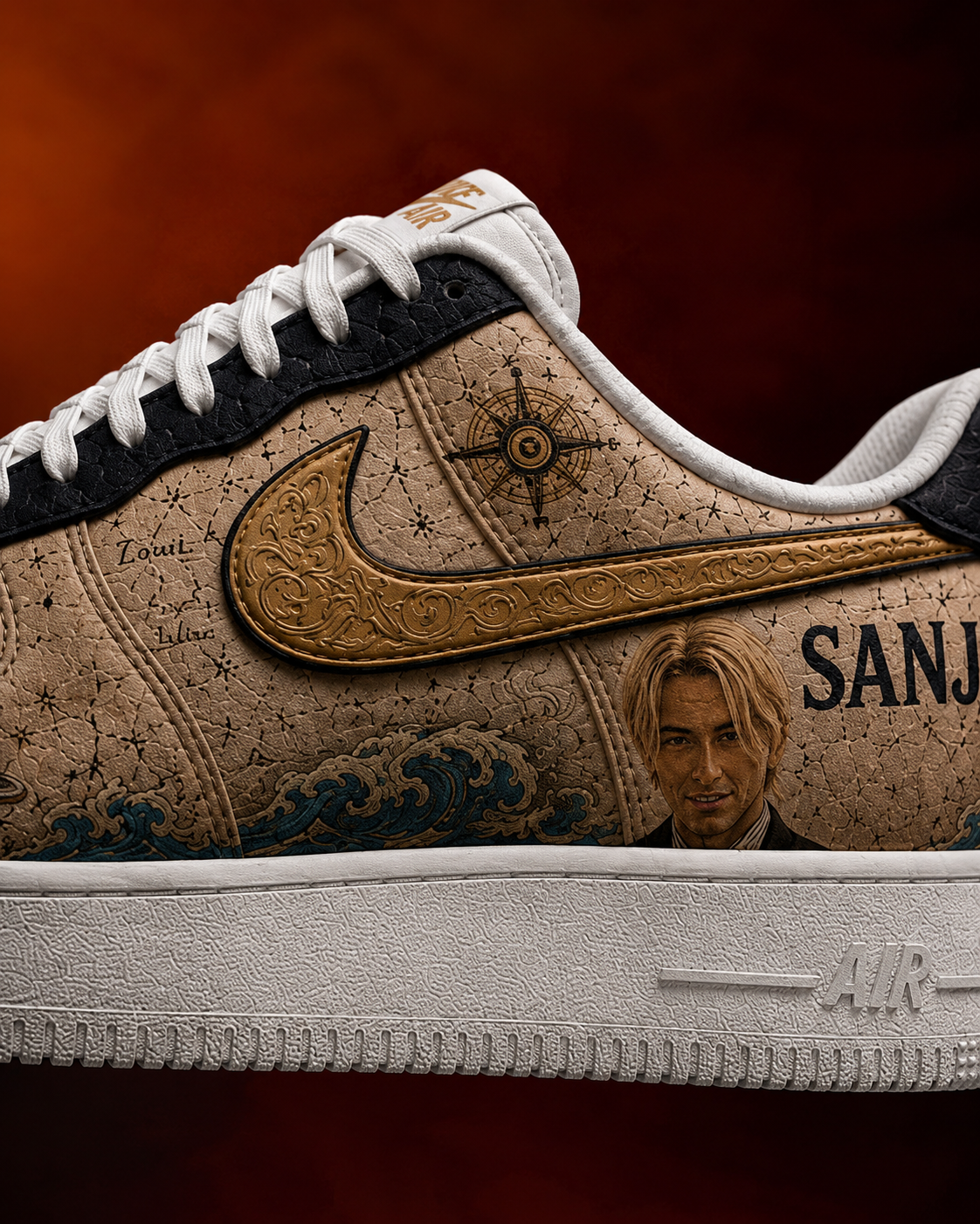 Sanji V.1 Custom Air-Style Sneakers