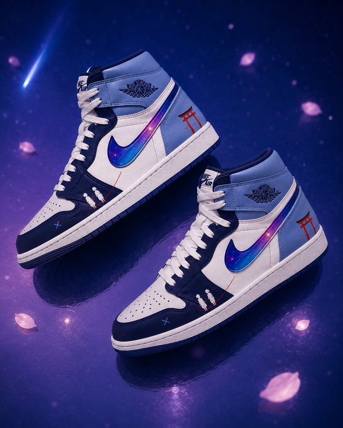 Taki Tachibana  V.2 Custom High-Top Sneakers