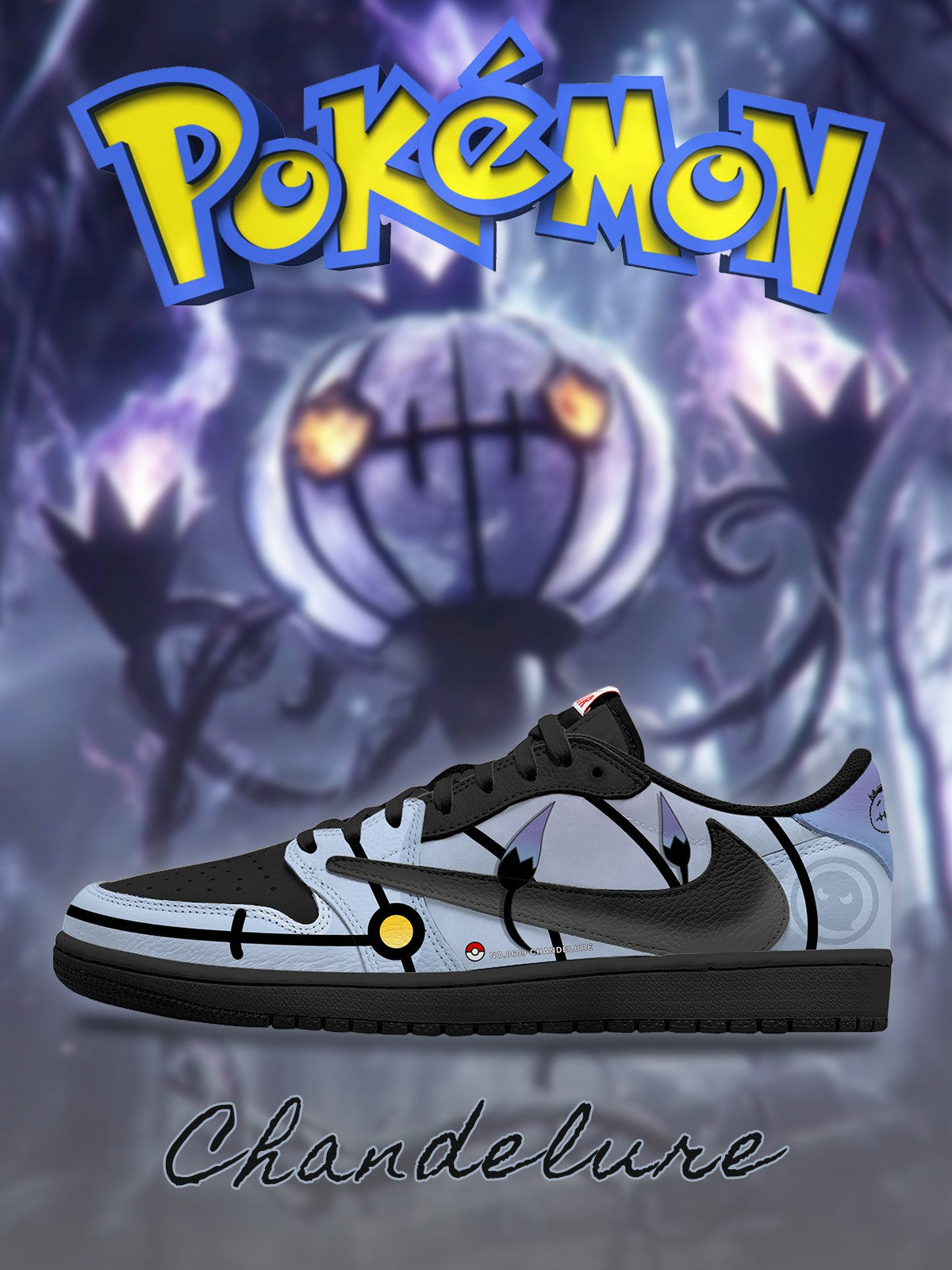 Chandelure V.1 Custom TS Low Sneakers