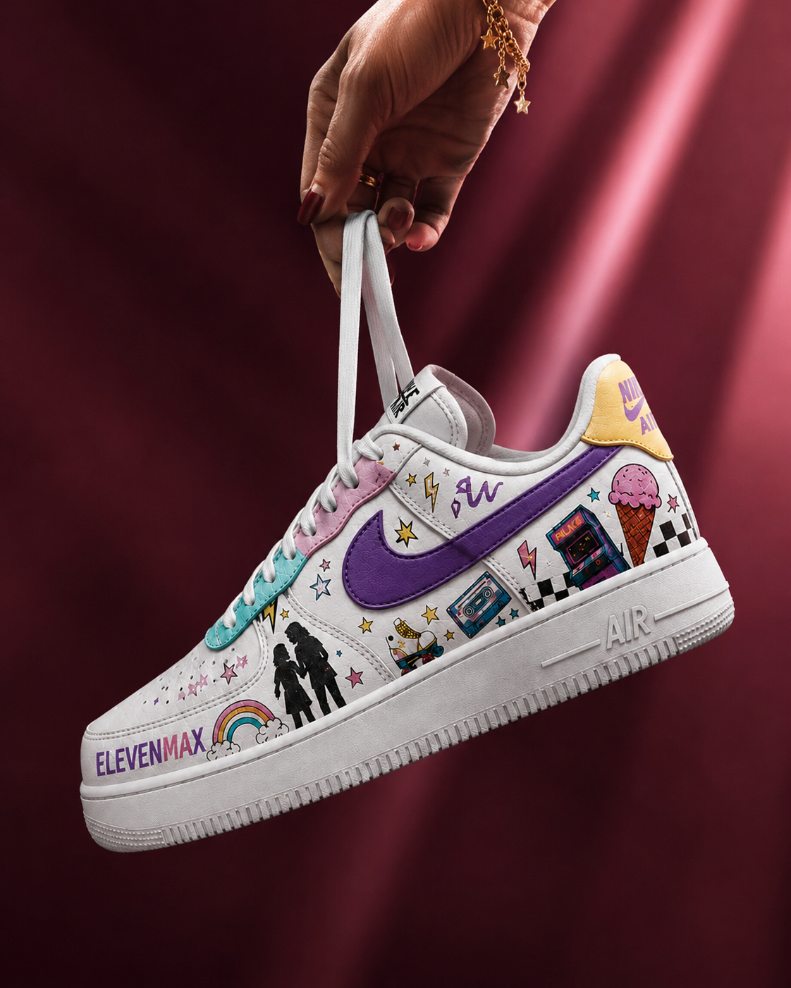 Eleven and Max V.1 Custom Air-Style Sneakers