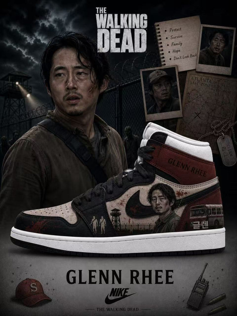 Glenn Rhee V.1 Custom High-Top Sneakers
