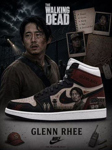 Glenn Rhee V.1 Custom High-Top Sneakers