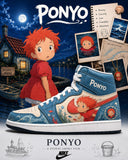 Ponyo V.1 Custom High-Top Sneakers