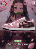 Nezuko Kamado V.3 Custom Low-Top Court Sneakers