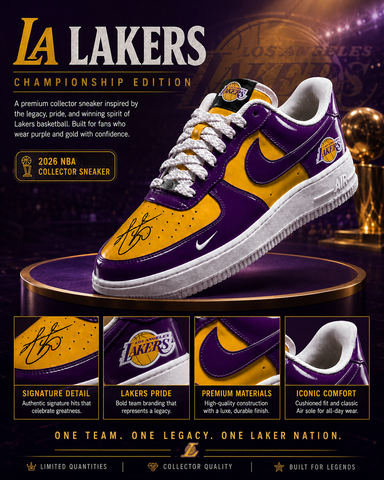 Special🏆 LA Lakers🏆 Custom AF Sneakers