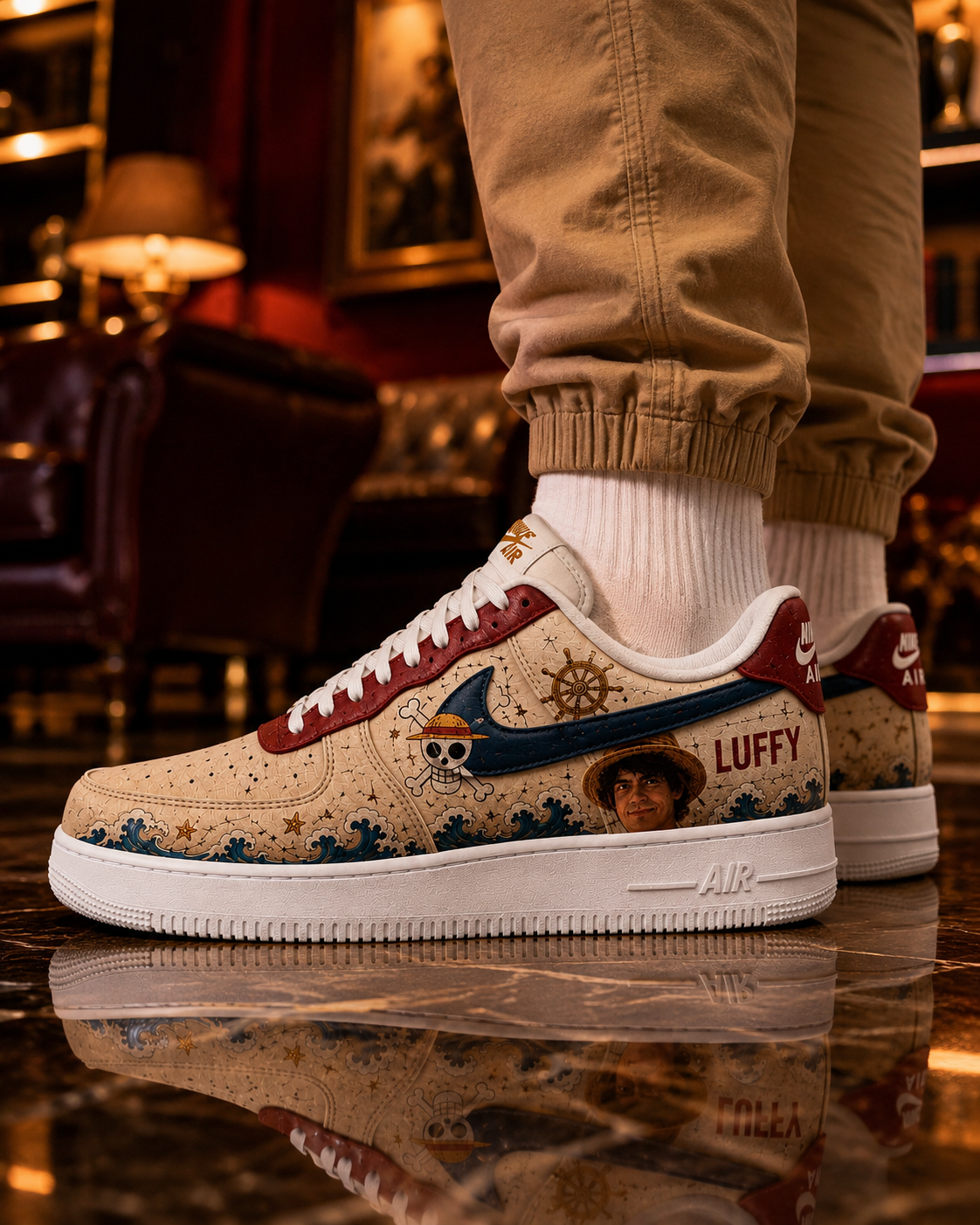 Luffy V.1 Custom Air-Style Sneakers