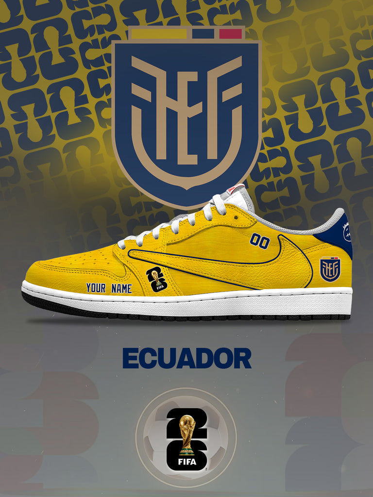 World Cup 2026 Ecuador V.1 Custom TS Low Sneakers