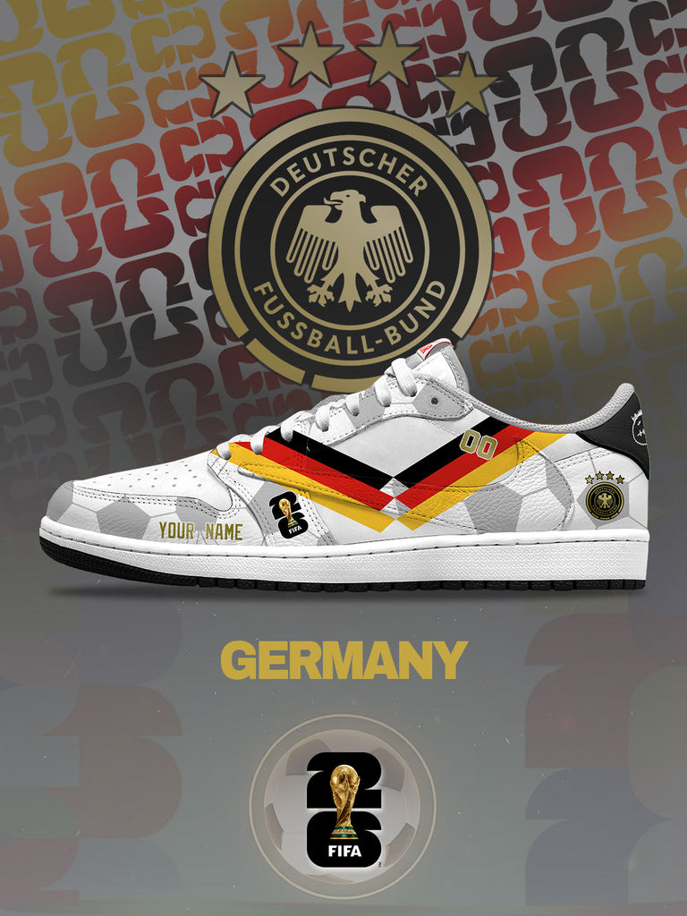 World Cup 2026 Germany V.1 Custom TS Low Sneakers