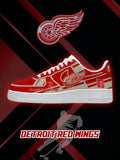 Detroit Hockey V.2 Custom Air-Style Sneakers