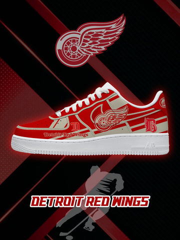 Detroit Hockey V.2 Custom Air-Style Sneakers