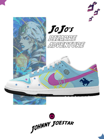Johnny Joestar V.1 Custom Court-Low Sneakers