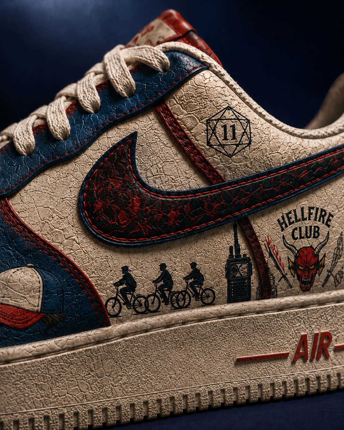 Dustin Henderson V.1 Custom Sneakers