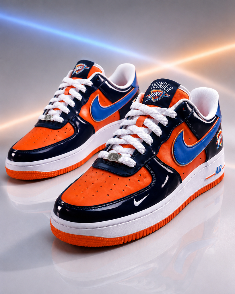 Oklahoma City Thunder  Custom Air-Style Sneakers