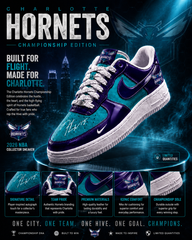 Special🏆 Charlotte Hornets🏆 Custom AF Sneakers
