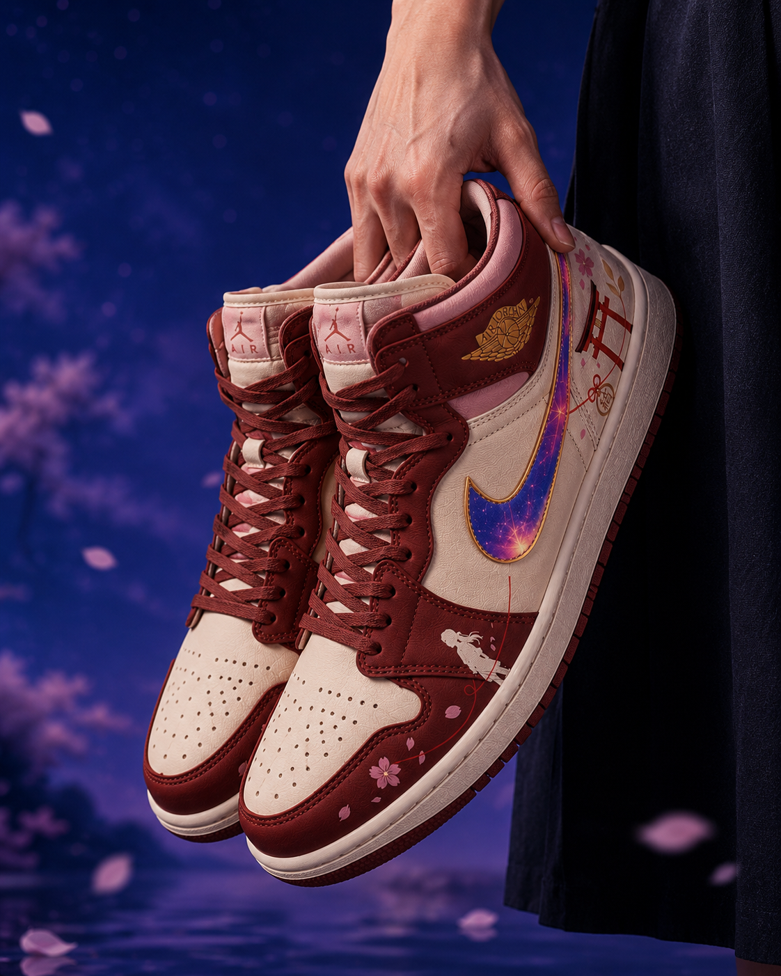 Mitsuha Miyamizu V.2 Custom High-Top Sneakers