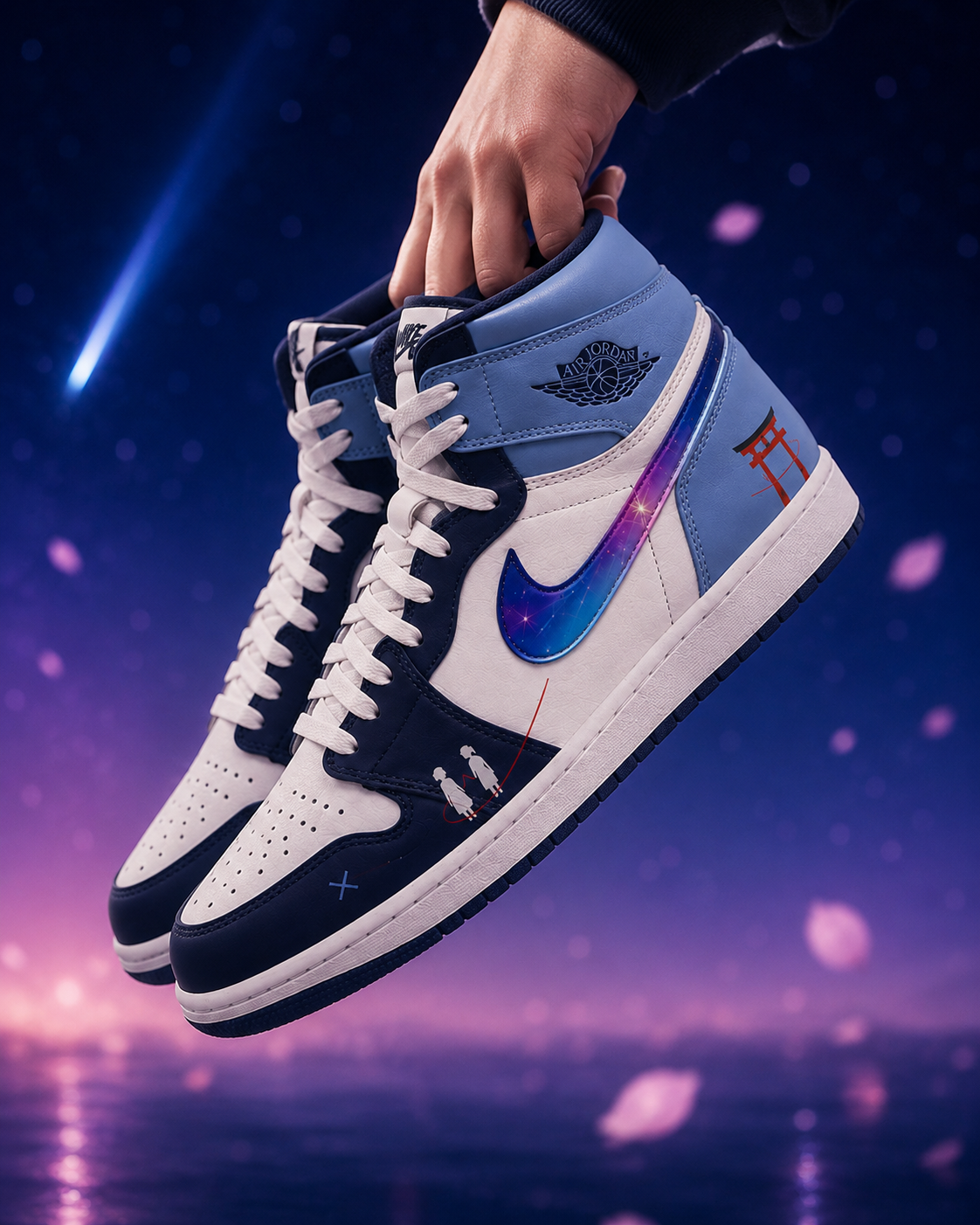 Taki Tachibana  V.2 Custom High-Top Sneakers