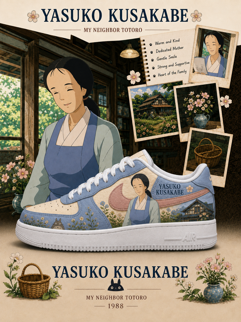 Yasuko Kusakabe V.1 Custom Air-Style Sneakers