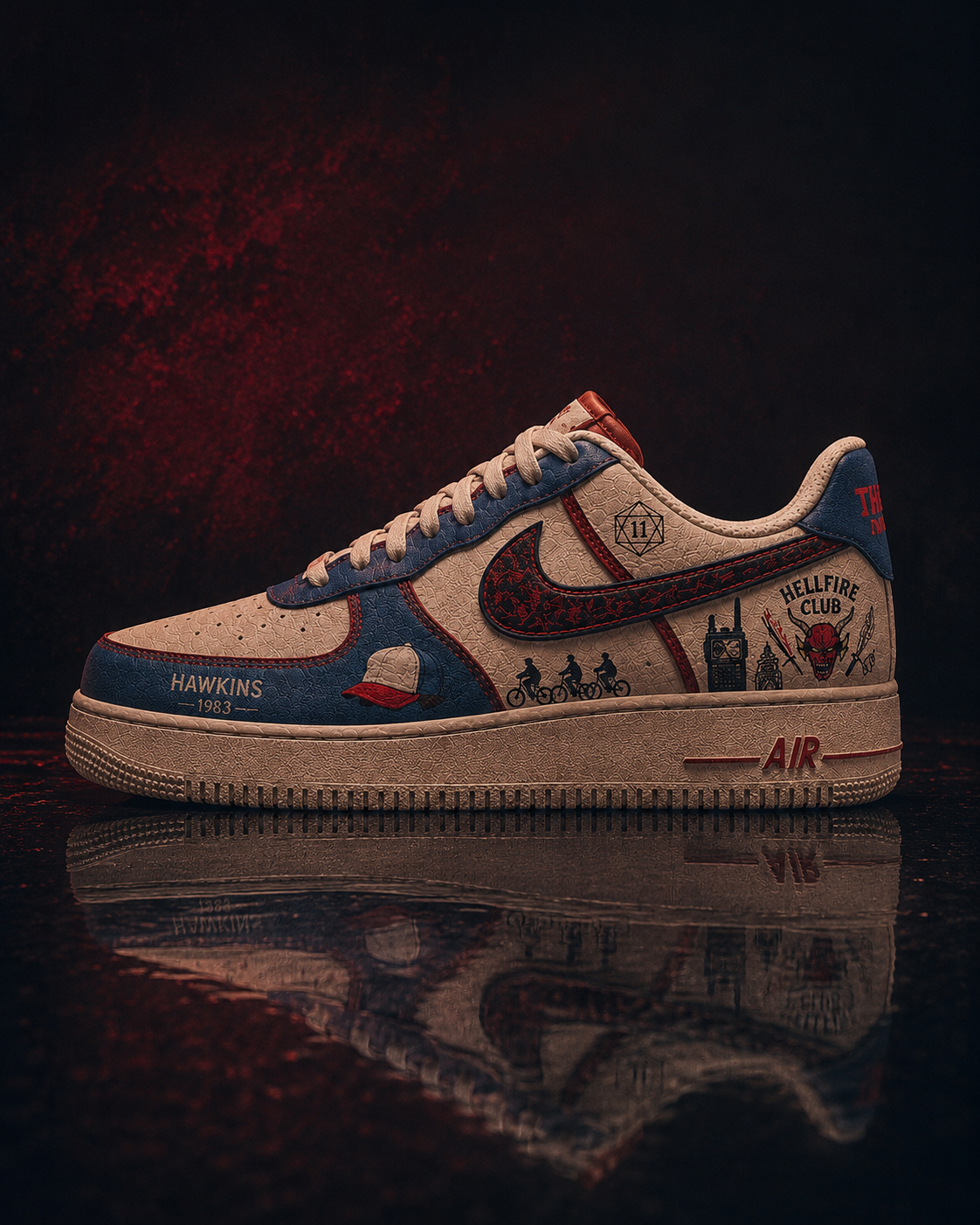 Dustin Henderson V.1 Custom Sneakers