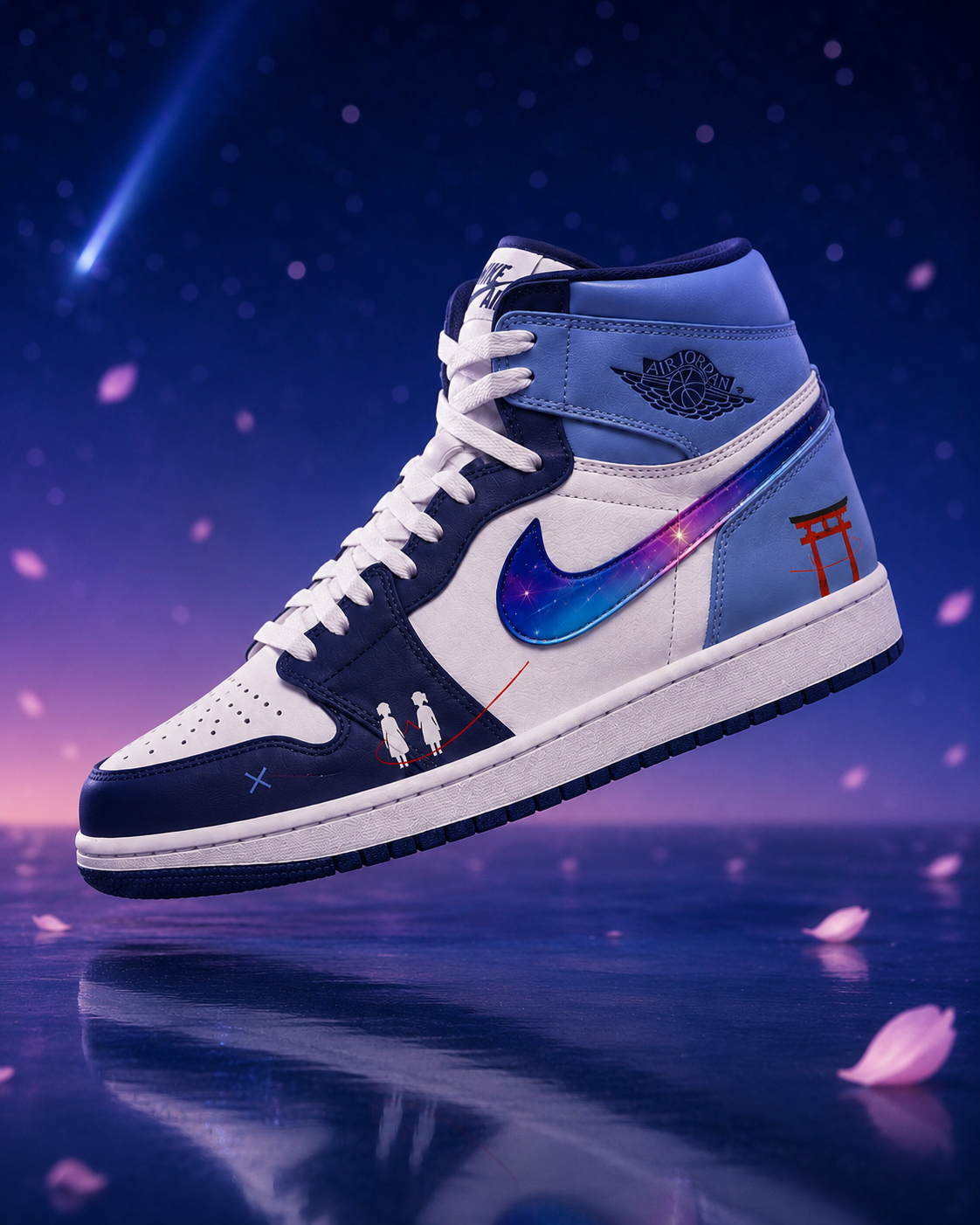 Taki Tachibana  V.2 Custom High-Top Sneakers