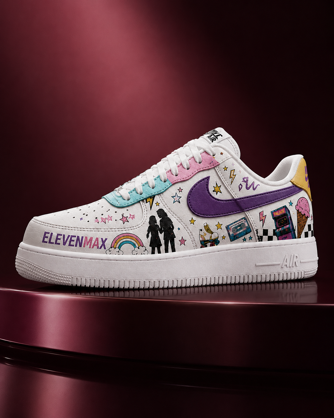 Eleven and Max V.1 Custom Air-Style Sneakers