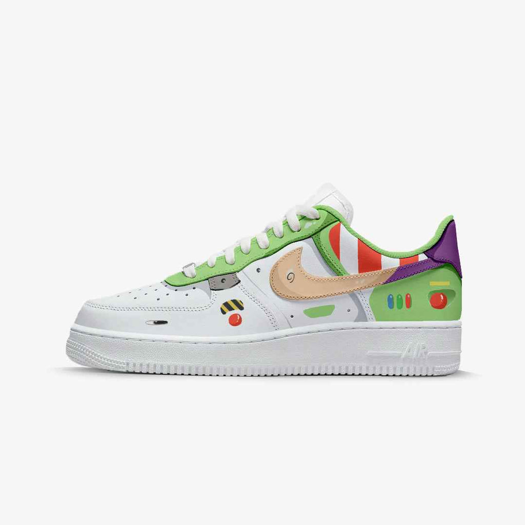 TOY STORY CUSTOM PAINT BUZZ LIGHTYEAR Air-Style Sneakers