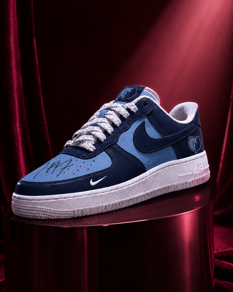 Special🏆 Memphis Grizzlies 2026 🏆 Custom AF Sneakers