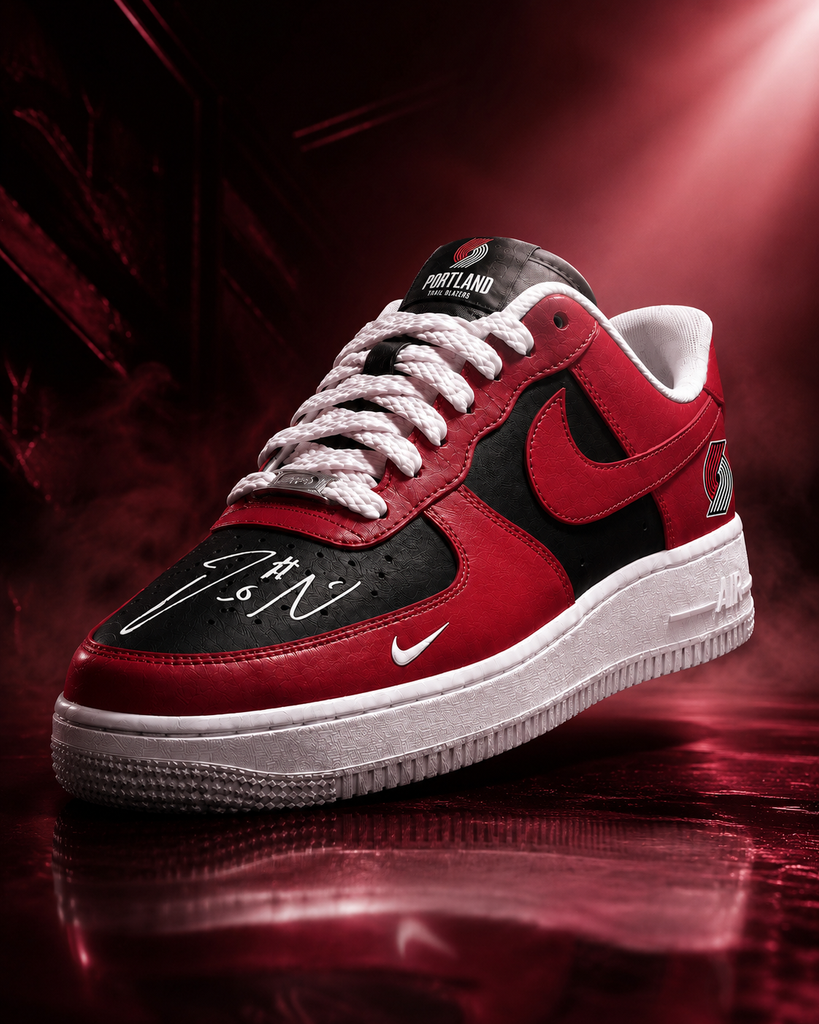 Special🏆 Portland Trail Blazers 2026 🏆 Custom AF Sneakers