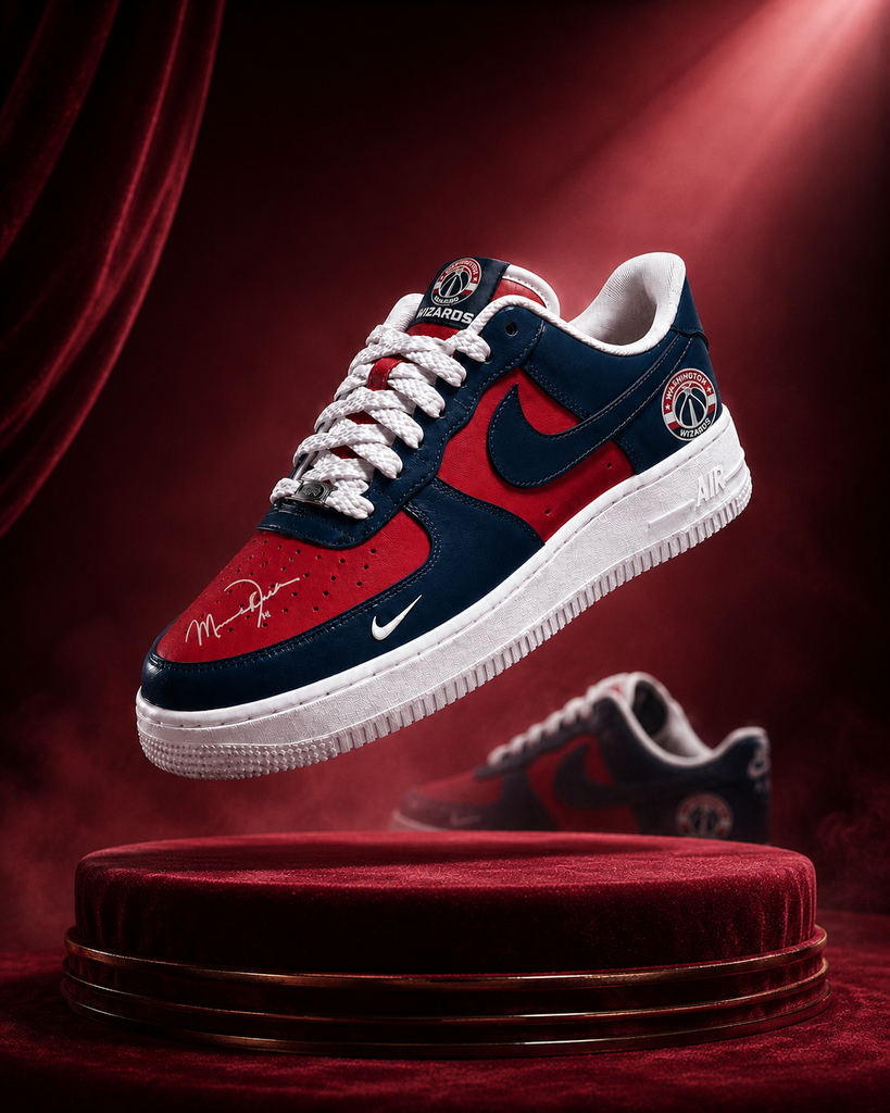 Special🏆 Washington Wizards, 2026 🏆 Custom AF Sneakers