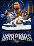 Warriors Basketball New Ver 1 Custom Air-Style Sneakers
