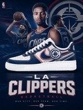 Clippers Basketball New Ver 1 Custom Air-Style Sneakers