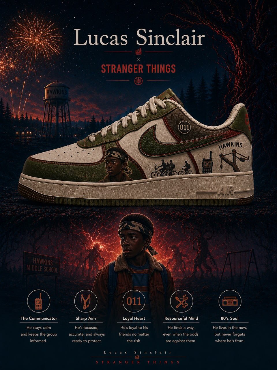 Lucas Sinclair V.1 Custom Sneakers