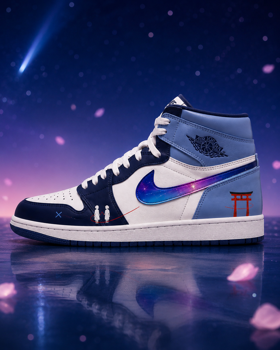 Taki Tachibana  V.2 Custom High-Top Sneakers