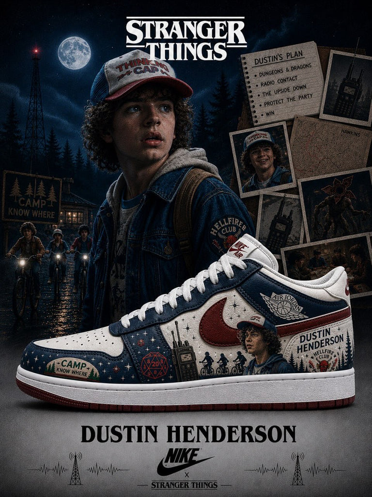 Dustin Henderson V.1 Custom Sneakers