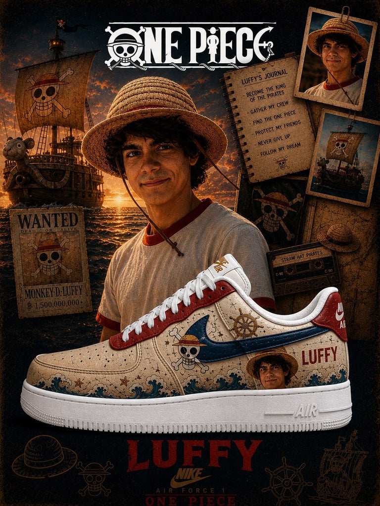 Luffy V.1 Custom Air-Style Sneakers
