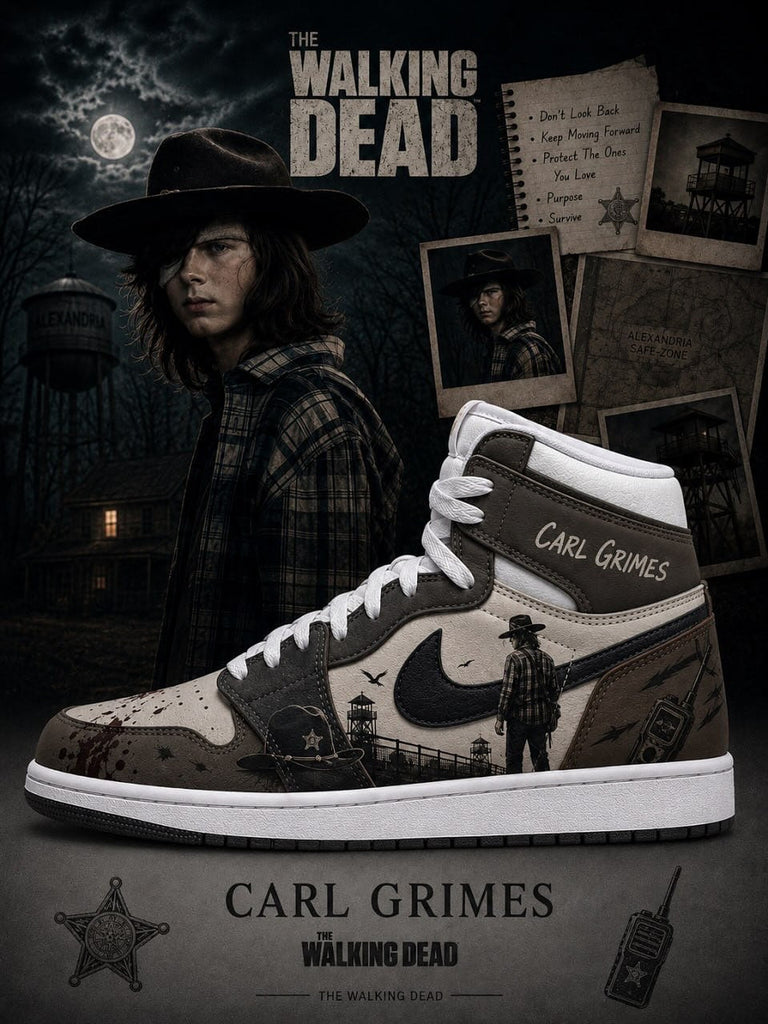 Carl Grimes V.1 Custom High-Top Sneakers