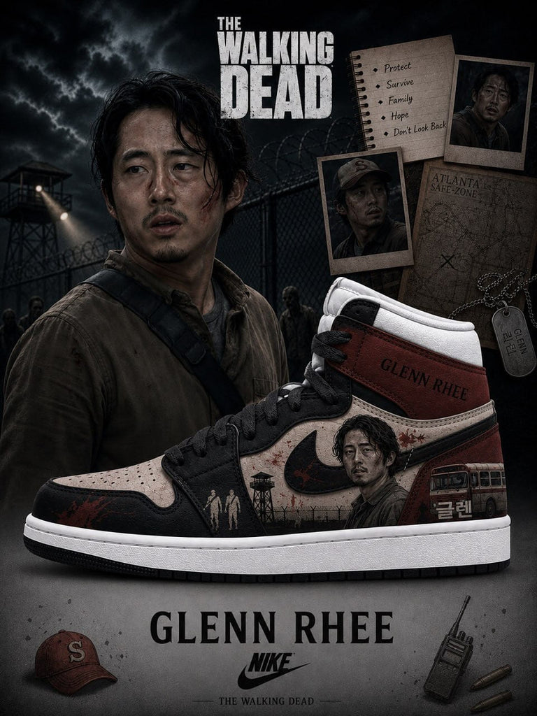 Glenn Rhee V.1 Custom High-Top Sneakers