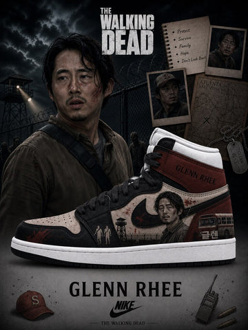 Glenn Rhee V.1 Custom High-Top Sneakers