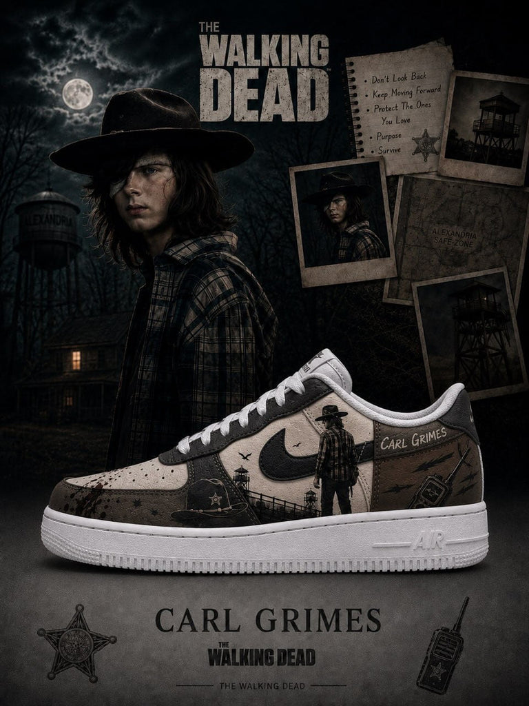 Carl Grimes V.1 Custom Air-Style Sneakers