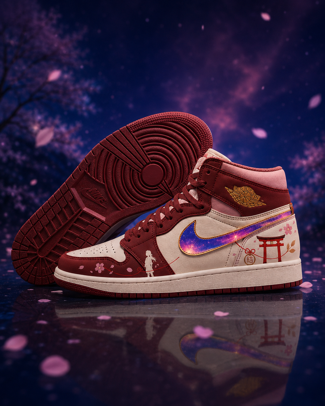 Mitsuha Miyamizu V.2 Custom High-Top Sneakers